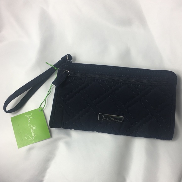 Vera Bradley Handbags - Vera Bradley Wristlet Navy Wallet NWT